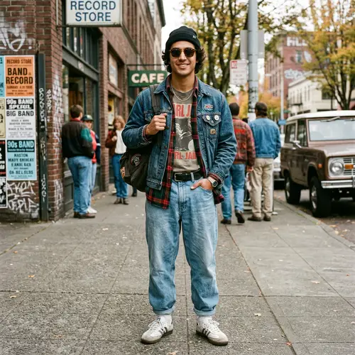 Stylish 90's Outfits for Young Men