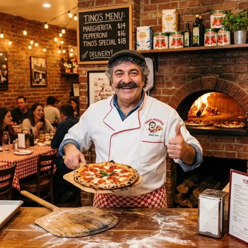 Meet Tino - Your Pizzeria Mascot