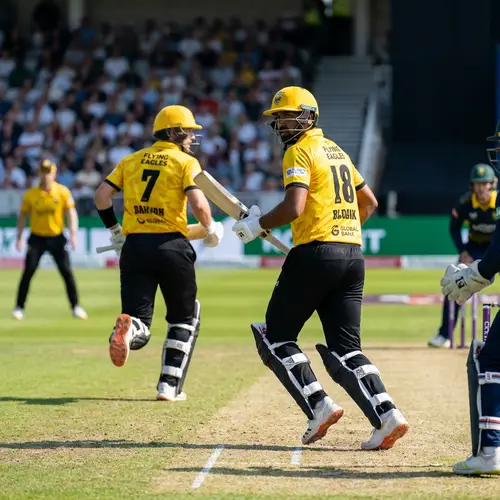 Stylish Cricket Jerseys: Yellow T-Shirt & Black Trouser