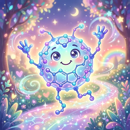 Happy Hormone Mascot Design for Well-Being