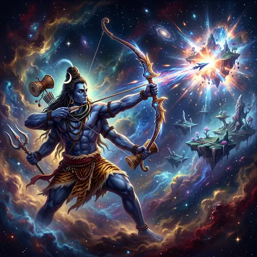 Lord Shiva: The Divine Archer of Destruction