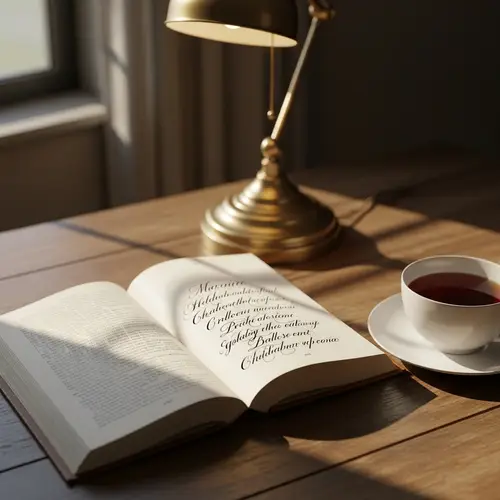 A Cozy Reading Nook with Vintage Charm