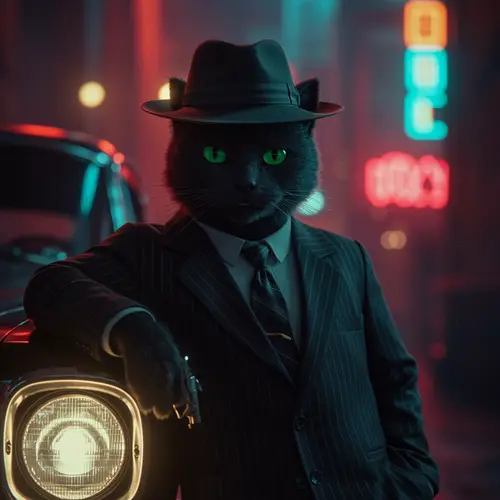 Cat Gangster: The Feline Outlaw