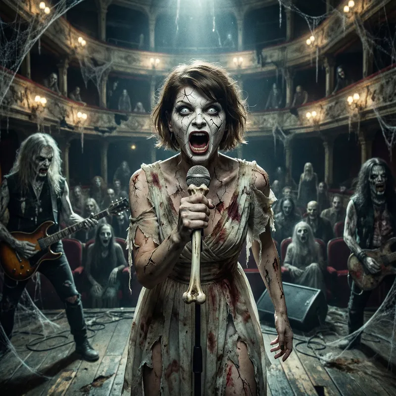 Alessandra Amoroso: Horror Version of the Singer