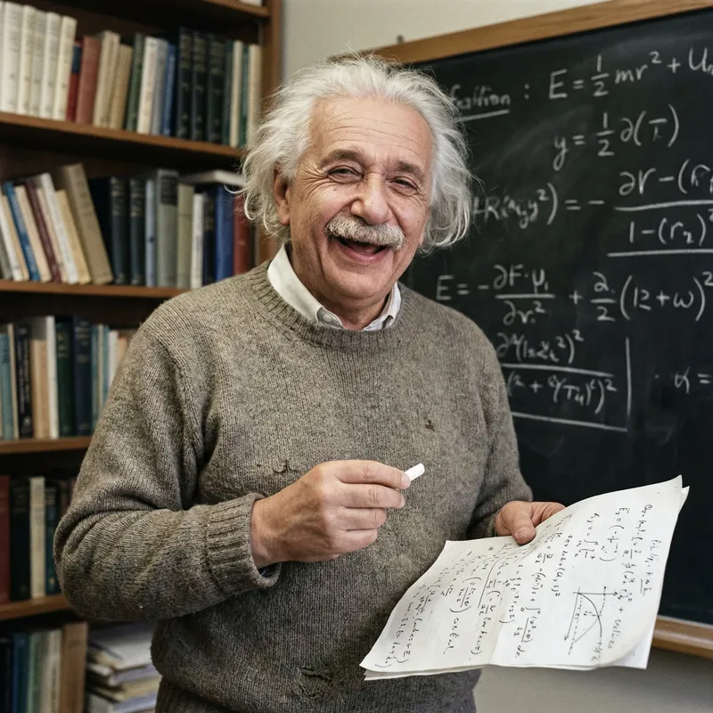 Albert Einstein: Joyful Genius of Mathematics