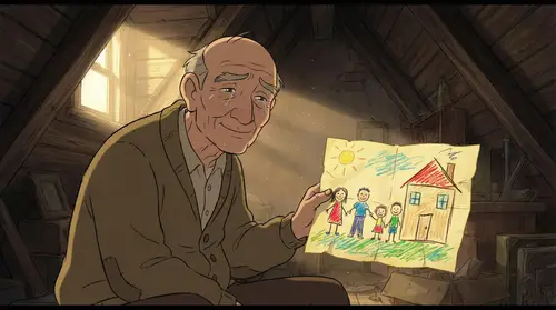 Heartfelt 2D Animation of Family Memories