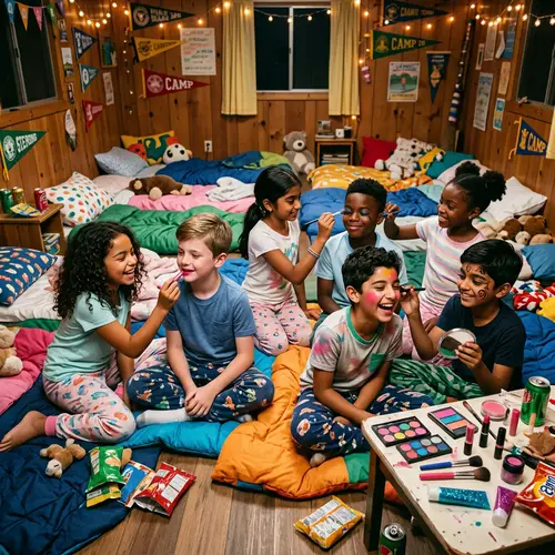 Diverse Boys Get Makeover at Fun-Filled Sleepover | Summer Camp