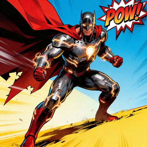 Epic Superhero Character Design Art