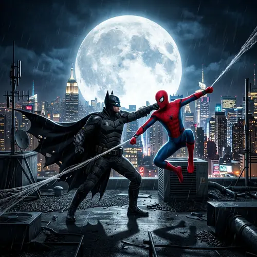 batman vs spiderman