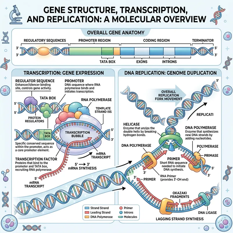 Visual Guide: Understanding Gene Structures - Primer, Promoter, Regulator Visual Guide: Understanding Gene Structures - Primer, Promoter, Regulator