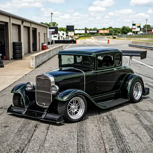 1931 Model A Sport Coupe - Classic Black Beauty