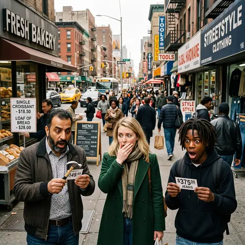 Shocking Prices: Diversity of Reactions in Local Stores