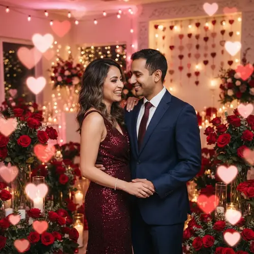 Romantic Valentine's Day Portrait Ideas