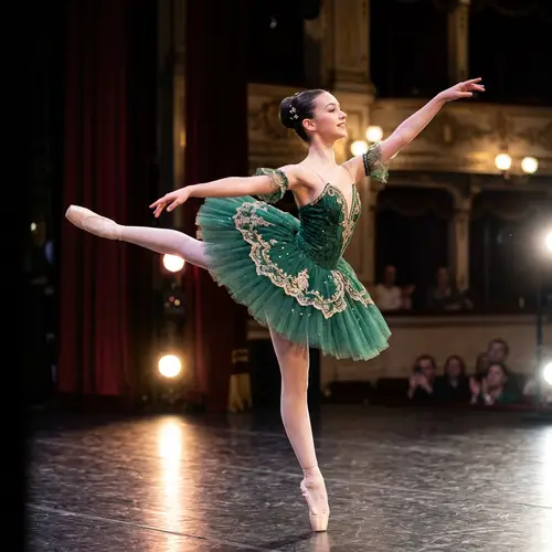Ballet Student's Elegant & Splendid Performance