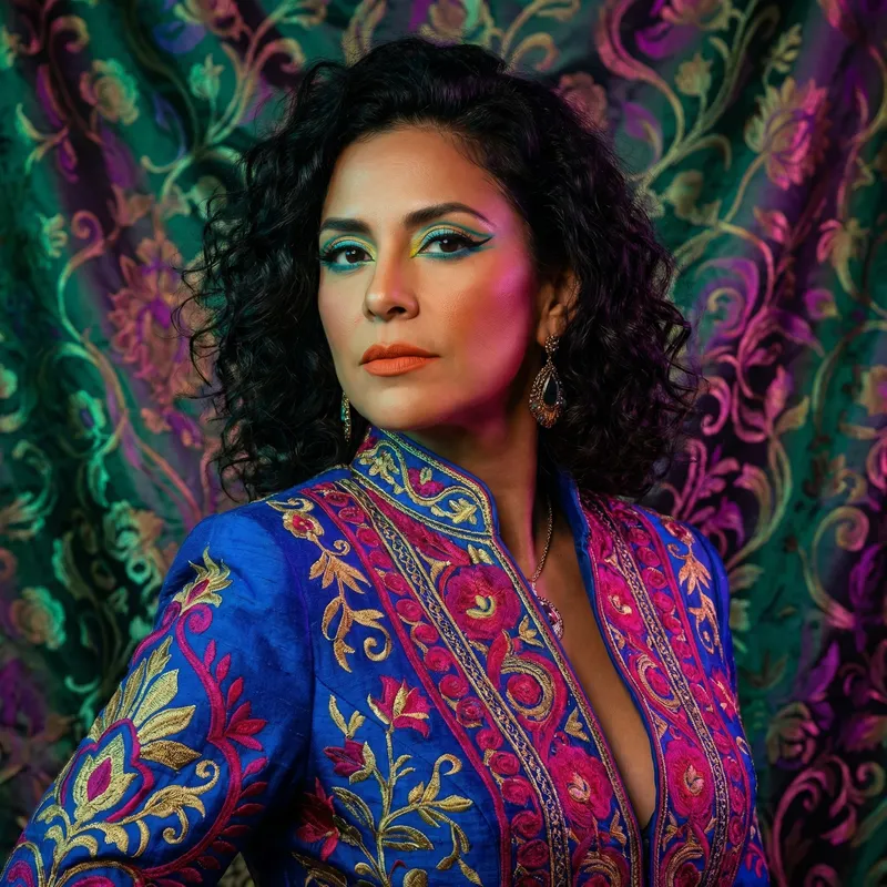 Vibrant Portrait of Daniela Michel Moreno Guzman | Bold Makeup & Fashion Style