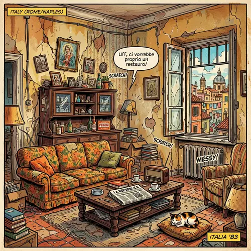 Vintage Italian Apartment Renovation Ideas