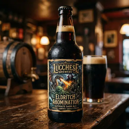 Lucchese Brewery: Dragons, Vampires, Ghouls & Cthulhu Beer