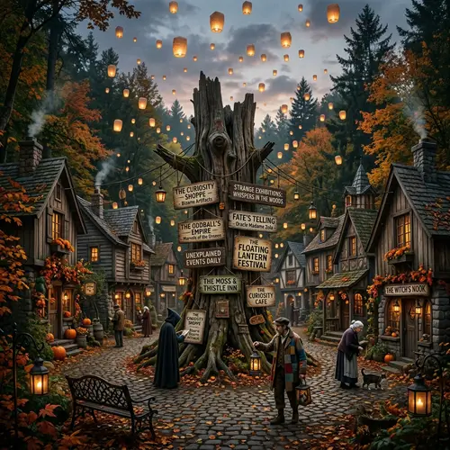 Enchanting Small Town in Mysterious Forest | Wild Attractions & Homely Vibes