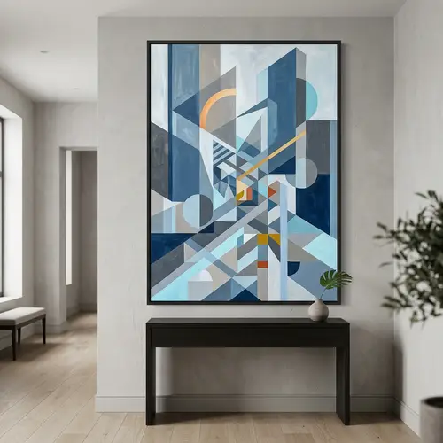Modern Painting Ideas for Your Hall | Geometric Art