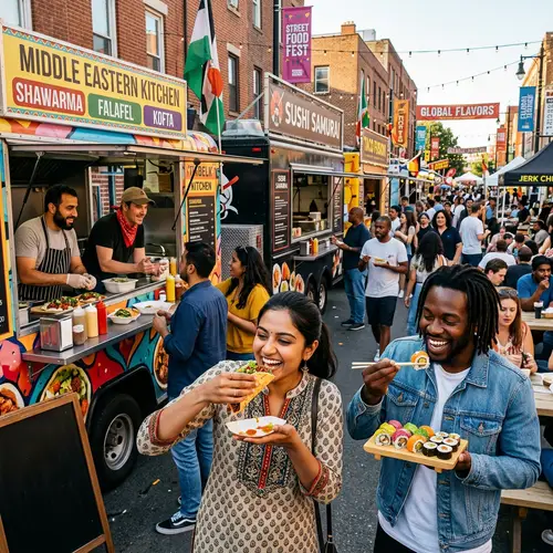 Explore a Thriving Multicultural Street Food Culture
