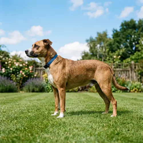 Medium-Sized Short-Haired Dog Enjoying Outdoors