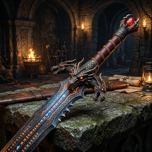 Dragon Style DnD Sword Creation