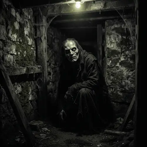 Eerie Humanoid Shadows in Lovecraftian Horror