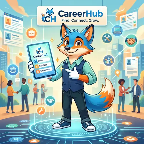 Job Finder Mascot - Your Career Companion