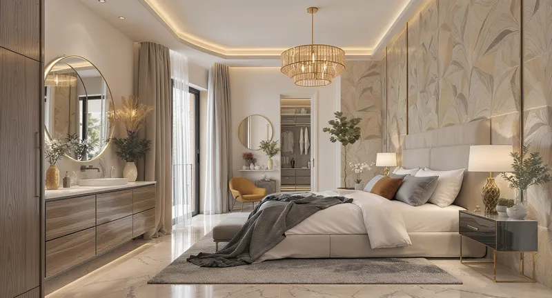 Luxury Mediterranean Master Bedroom Design Ideas