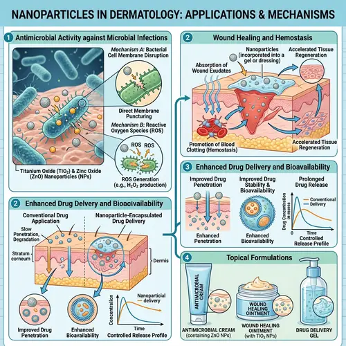 Nanoparticles in Dermatological Infections and Wound Healing