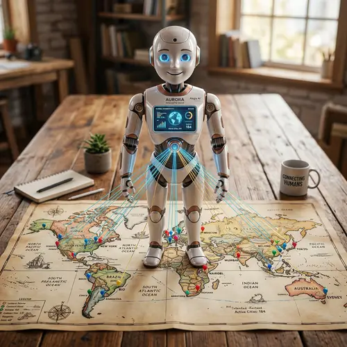Friendly Futuristic AI Robot: Potential to Help Worldwide