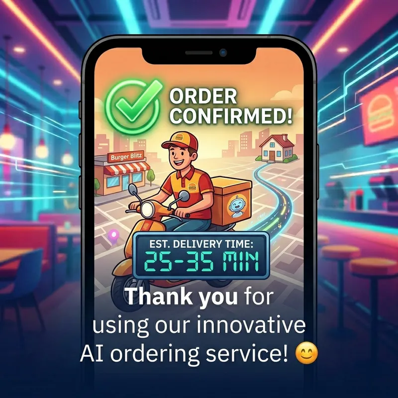 Instagram Carousel: AI Ordering Experience at Wendy's