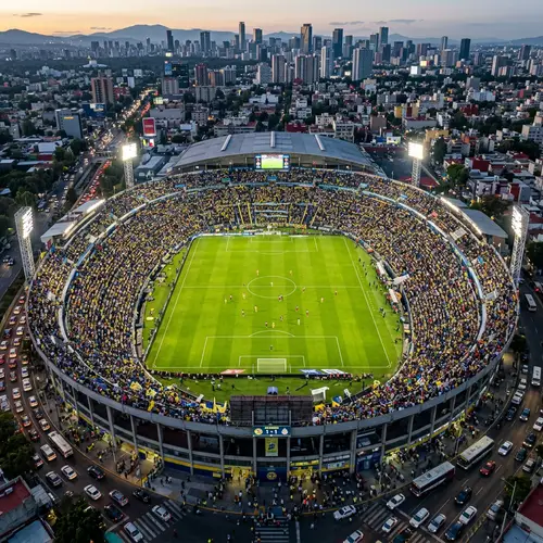 Vibrant Soccer Stadium with Diverse Players | Exciting Match Scene