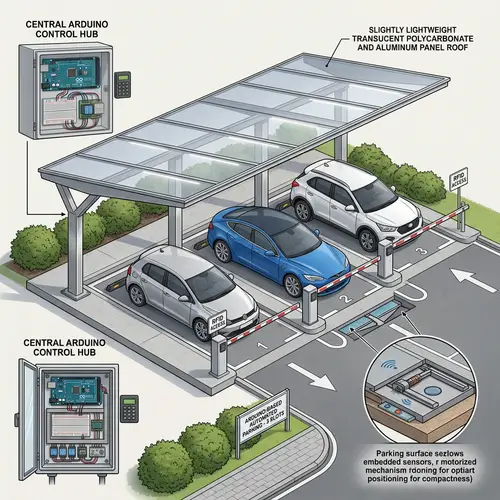 Automated Car Parking System for Three Vehicles with RFID Technology