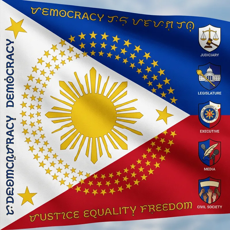Symbolic Representation of Challenges and Unity in the Redesigned Philippine Flag