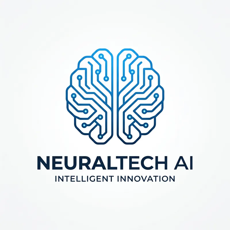 Modern AI Technology Logo Design