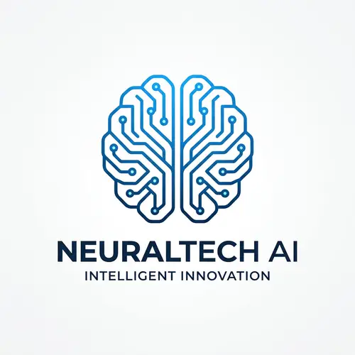 Modern AI Technology Logo Design