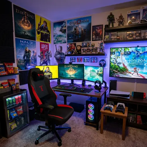 Ultimate Gaming Room - Tech, Chairs, Consoles & More