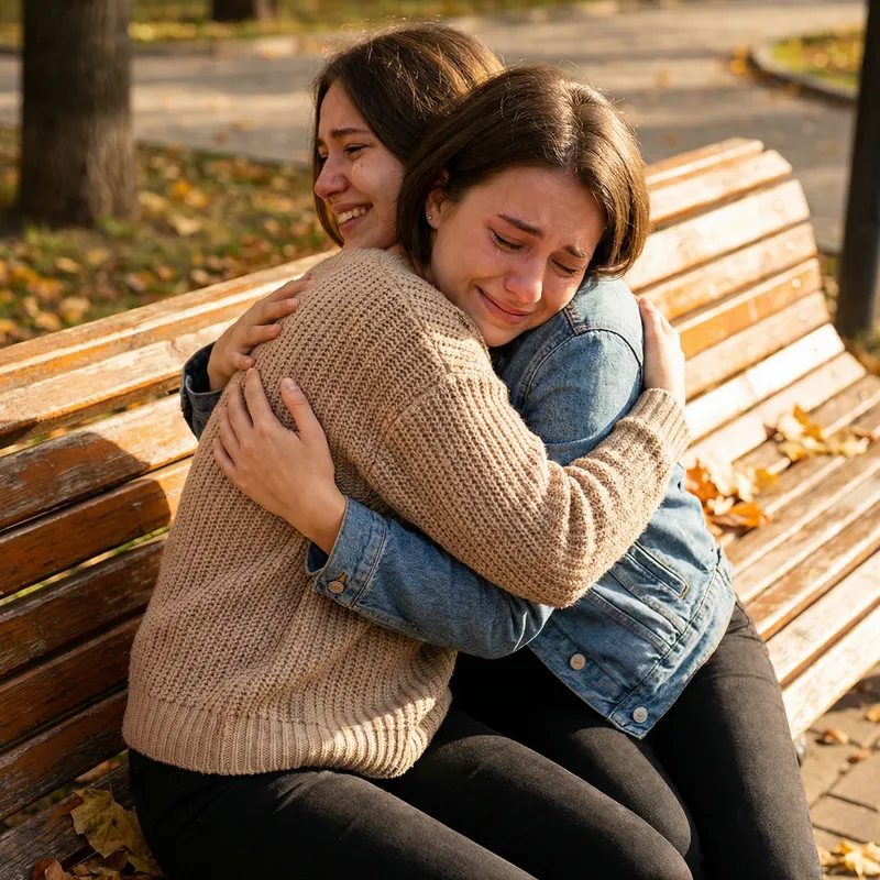 Forgiveness Between Friends: A Warm Hug