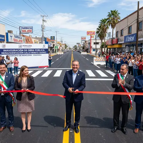 Monclova Street Paving Ceremony - A New Beginning