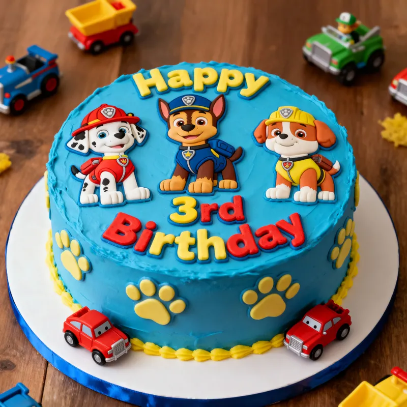 Paw Patrol Cake Ideas for 3-Year-Old Boys