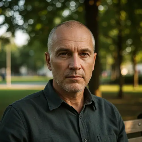 Portrait of a Mature Man in Natural Light