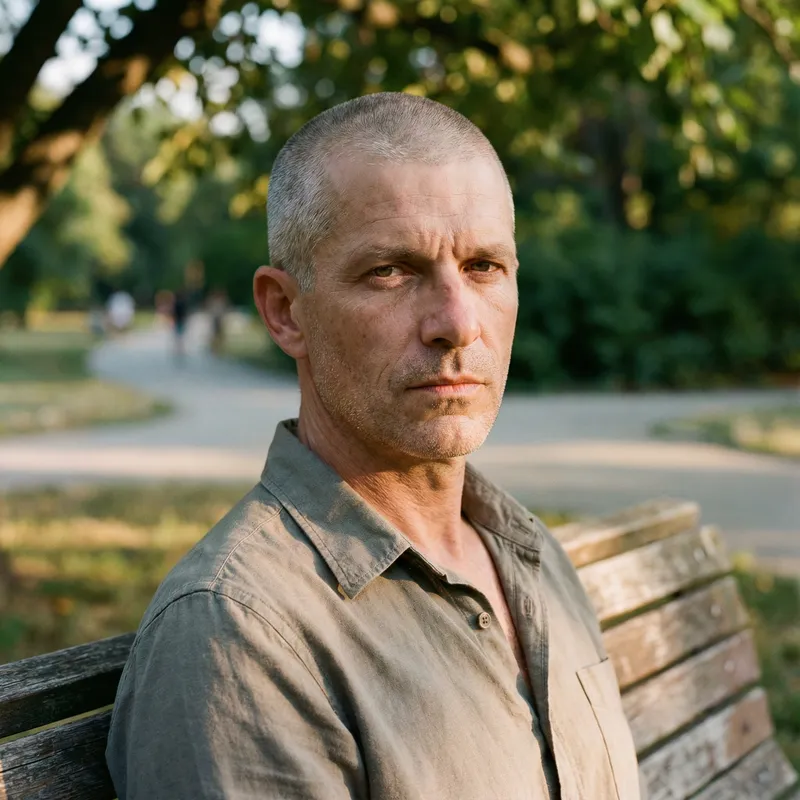 Portrait of a Mature Man in Natural Light