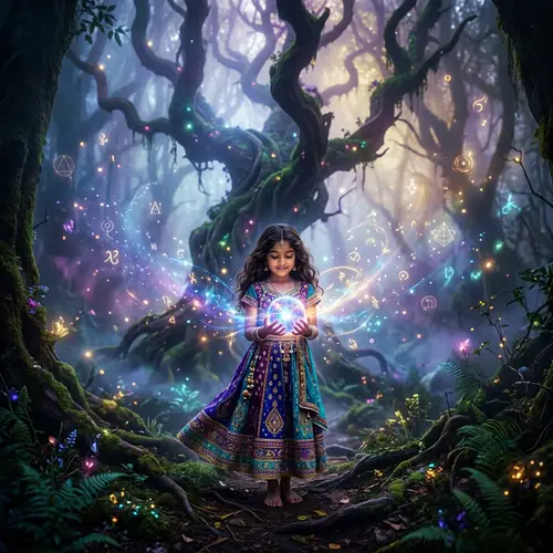 Illusion Girl: Enchanted Fog and Magic Orb