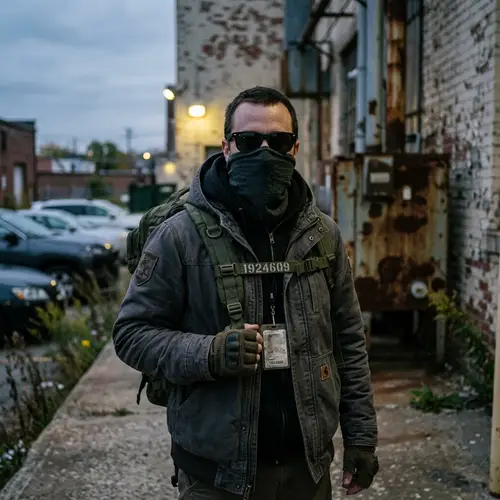 Intriguing Masked Man Imagery