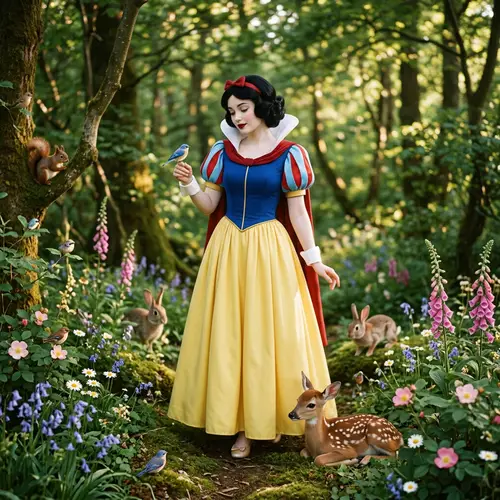 Classic Fairytale Character in Enchanted Forest