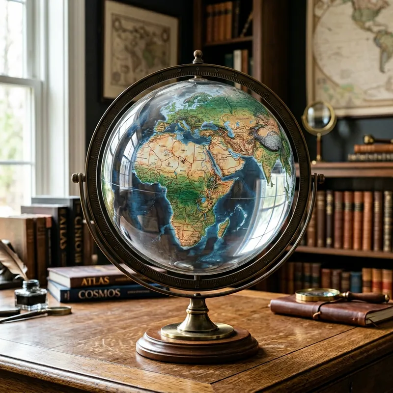 Transparent Globe - Clear World View