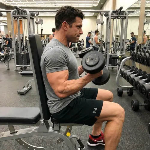 Arnold Schwarzenegger with Nike Sneakers | Muscular Man in Gym