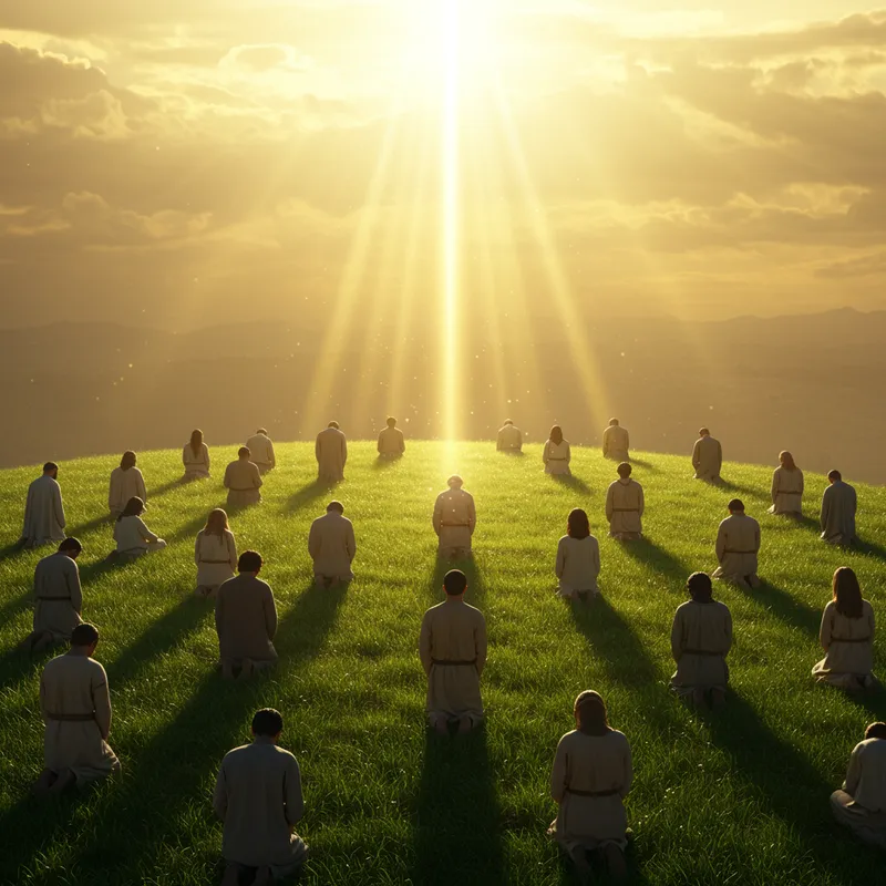 Heavenly Light Over Humble Worshippers Heavenly Light Over Humble Worshippers