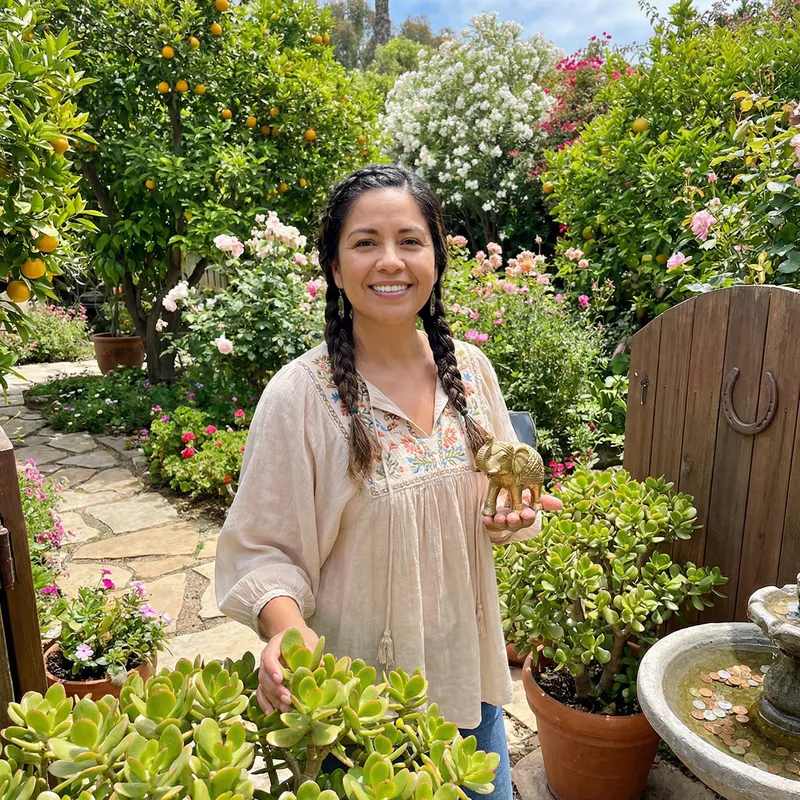 Inspiring Hispanic Woman Living a Drama-Free Life of Serenity and Prosperity